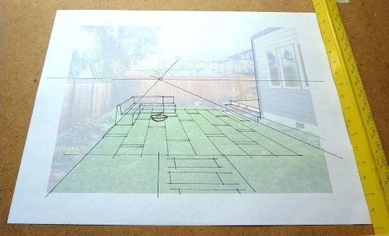 Perspective landscape drawing with Erin Lau